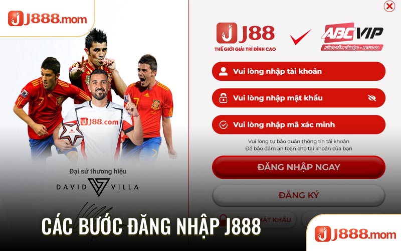 Các bước đăng nhập J888